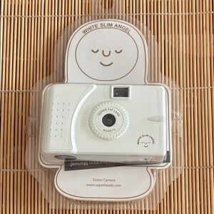 White Slim Angel 35mm Camera by - White